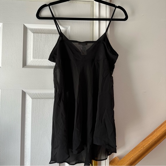 ❣️SENTIMENTS black sheer cami - Picture 5 of 5